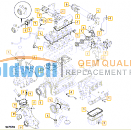 Kit Gasket Set for ISUZU engine 4LE1 & 4LE2 in JCB model 02/802737 02/